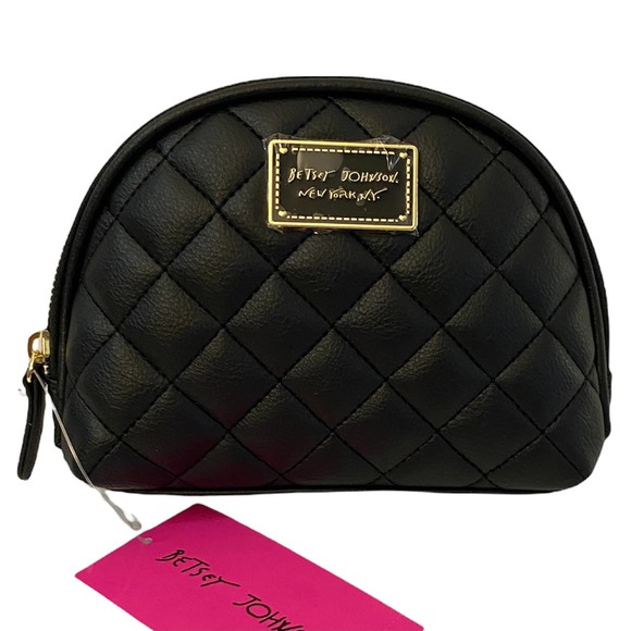 Betsey Johnson 2 Piece Cosmetic Case Gift Set - Picture 8 of 12